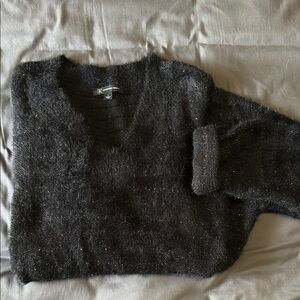 Women’s Soft Sparkly Black Sweater